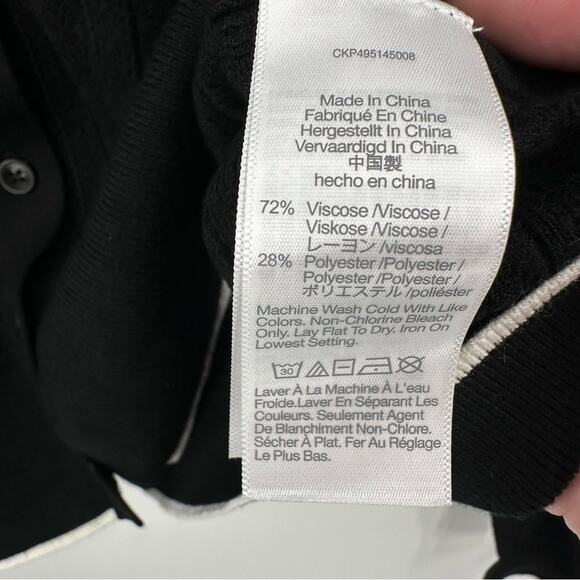 Madewell The Signature Open Knit Cardigan in black Size XXL - Picture 5 of 7